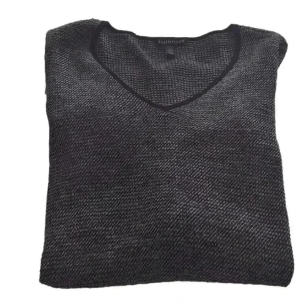 EILEEN FISHER Linen Blend XS Tunic Sweater
